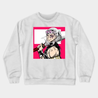 tengen uzui in demon slayer ninja shinobi art Crewneck Sweatshirt